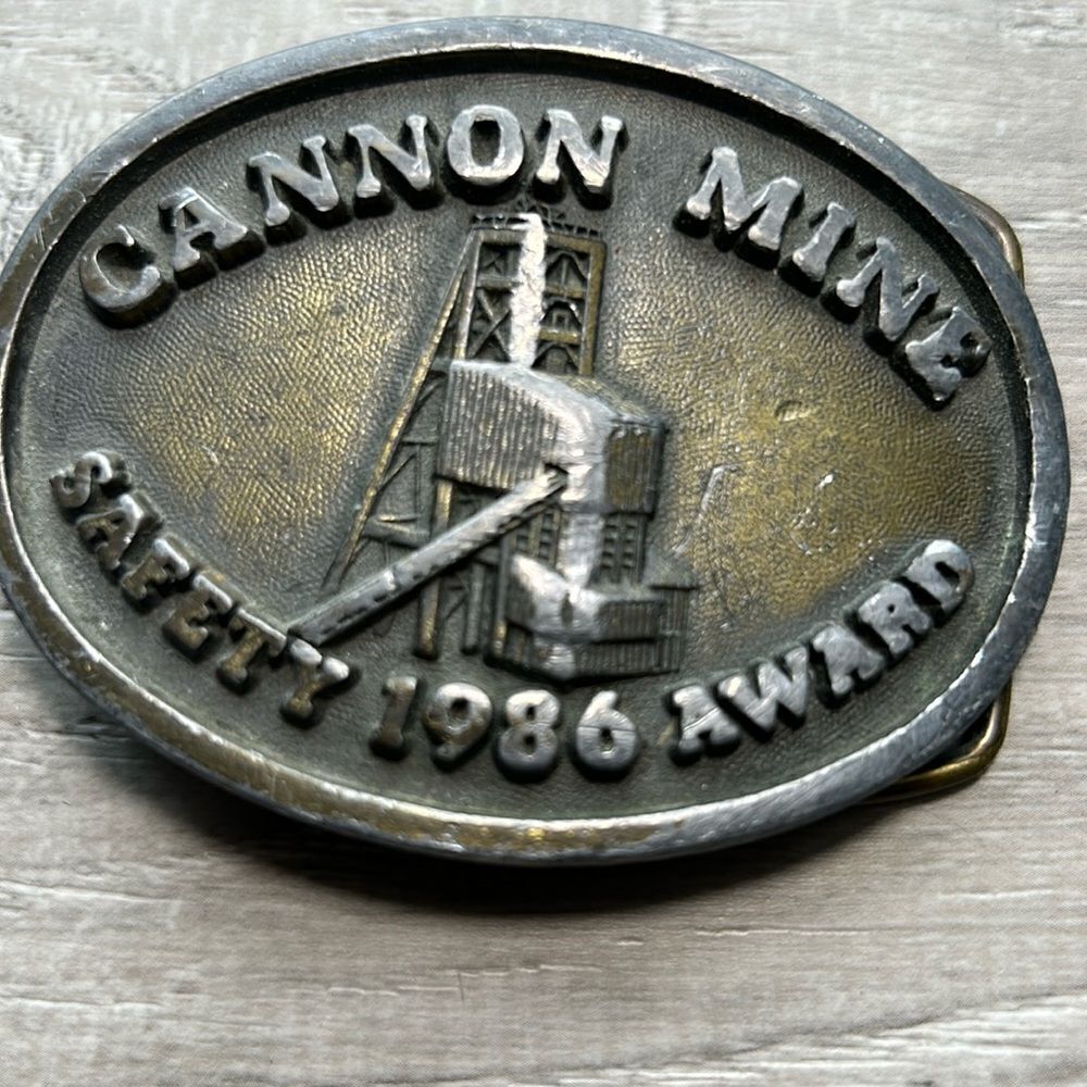 Cannon Wenachee Washington mine award belt